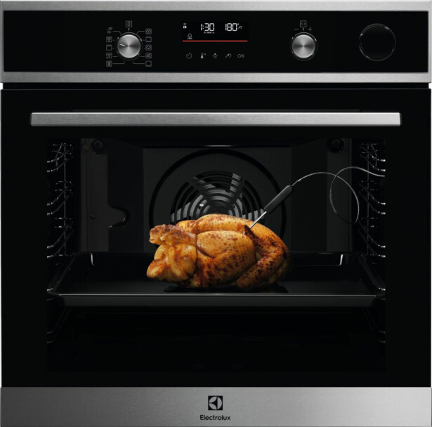 Pyrolyysiuuni Electrolux 700 SteamCrisp COP840X 60cm teräs