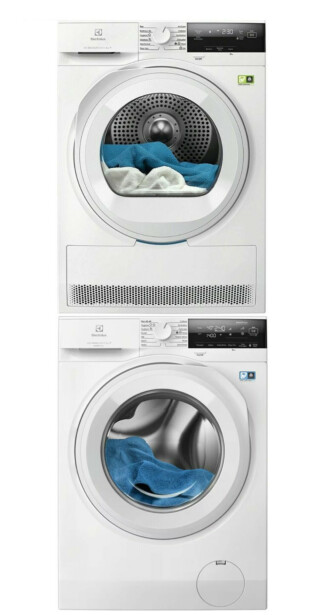 Pesukone ja kuivausrumpu Electrolux EFI631V94Q EDI731V85V, 9/9kg, valkoinen