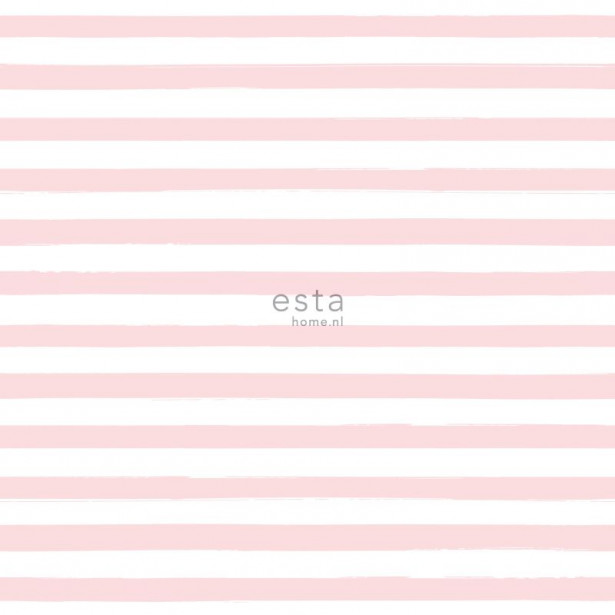 Tapetti Esta Regatta Crew Surf Edition 138969, 0,53x10,05m, vaaleanpunainen/valkoinen