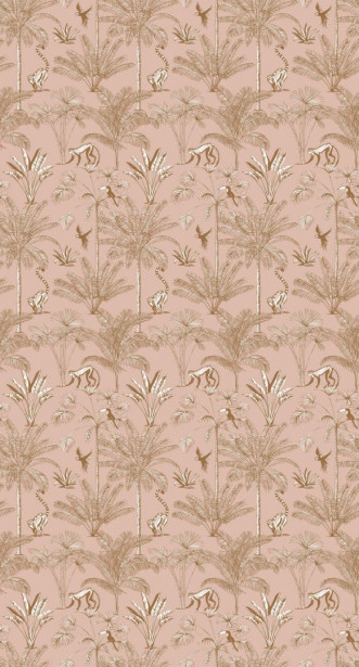 Tapetti Esta Paradise XXL Pink Jungle, 0,5x8,37cm