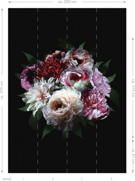 Kuvatapetti Esta Paradise XL Flower Bouquet, 2x2,79m