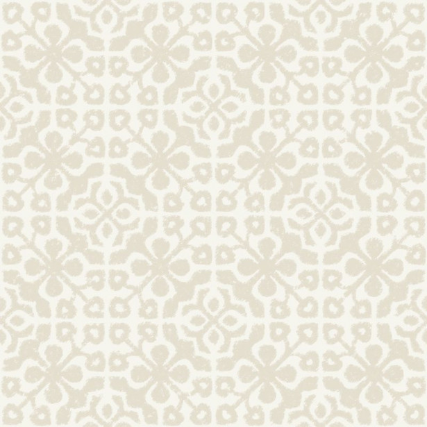 Tapetti Azulejos Tiles 128042 0,53x10,05 m beige/luonnonvalkoinen non-woven