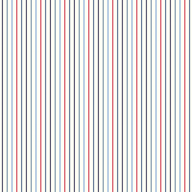 Tapetti Stripes 137308 0,53x10,05 m sininen/punainen non-woven