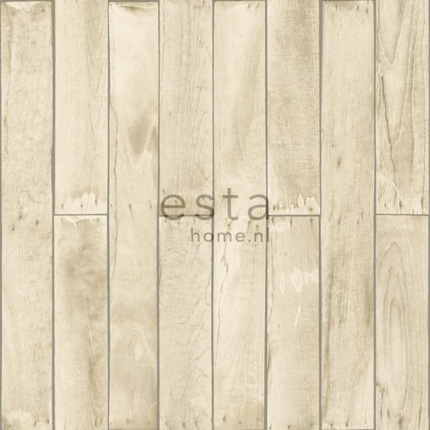 Tapetti Wood 137743 0,53x10,05 m beige non-woven