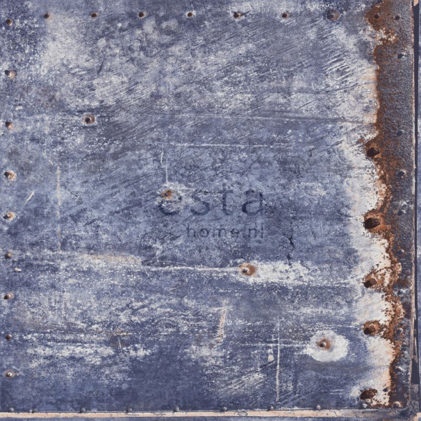 Tapetti Rusty Metal 138219, 0,53x10,05m, sininen