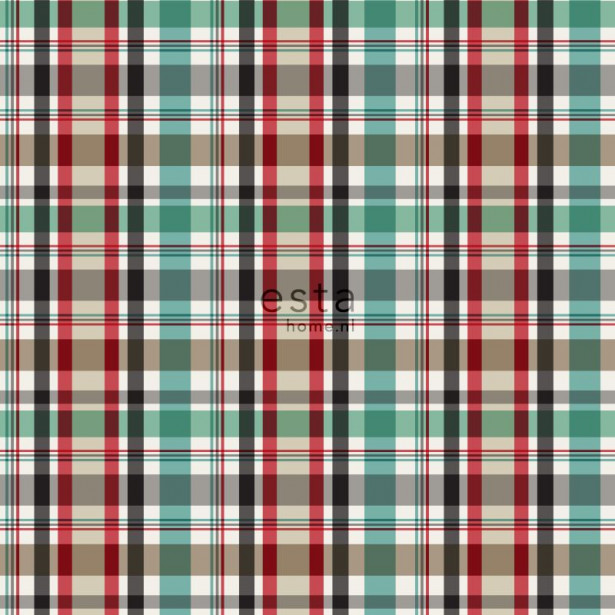 Tapetti Esta College 138817, 0,53x10,05m, monivärinen