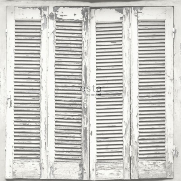 Tapetti Esta Greenhouse 138882, 0,53x10,05m, valkoinen/harmaa