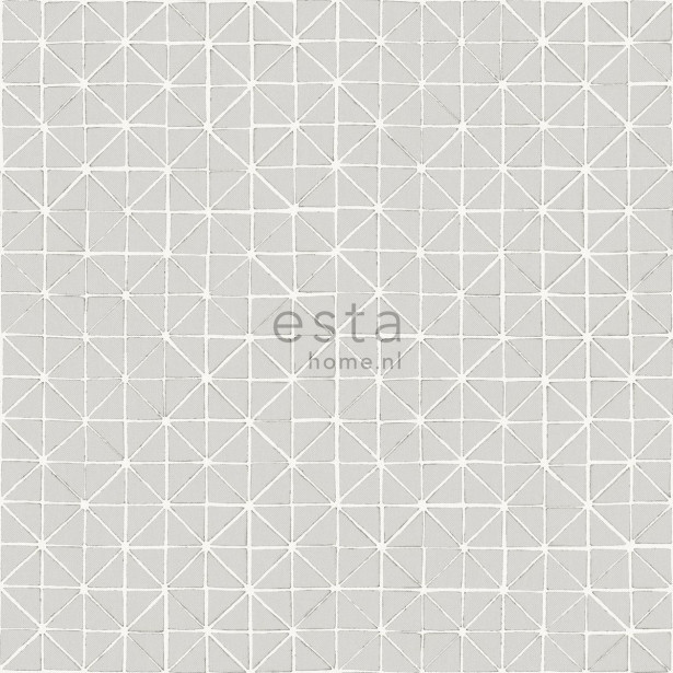 Tapetti Esta Geometric Shapes 148349, 0,53x10,05m, taupe