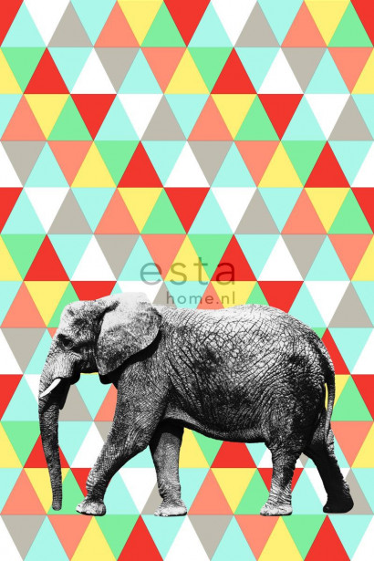 Kuvatapetti PhotowallXL Elephant Multi 158707 1860x2790 mm