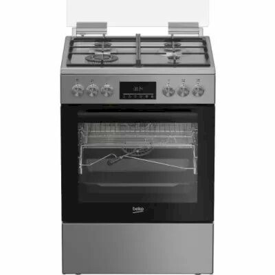 Kaasuliesi sähköuunilla Beko FBMA61330GXDT, 60cm, ruostumaton teräs