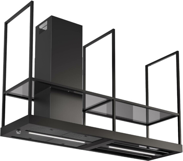 Liesituuletin Faber T-Shelf, omalla moottorilla, musta