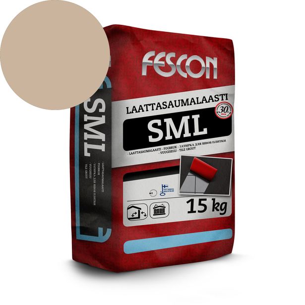 Laattasaumalaasti Fescon SML beige 15 kg