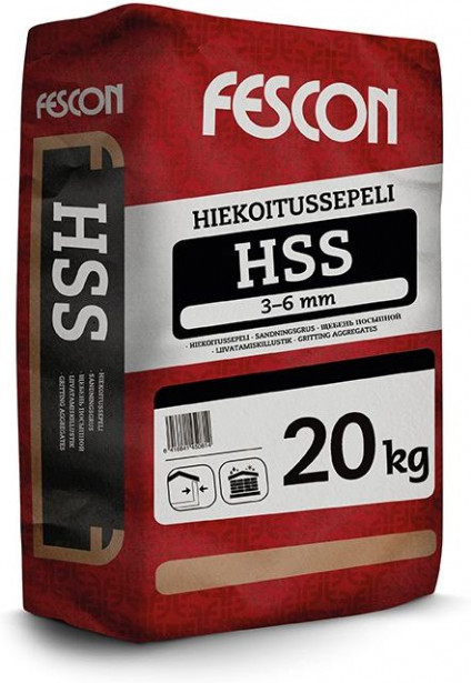 Hiekoitussepeli Fescon HSS, 3-6mm, 20kg