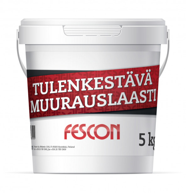 Tulenkestävä muurauslaasti Fescon TKM 5 kg