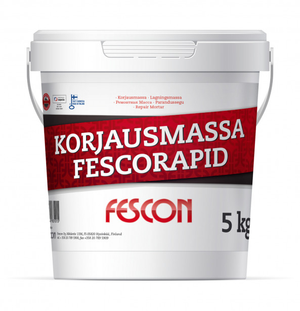 Korjausmassa Fescon Fescorapid 5 kg