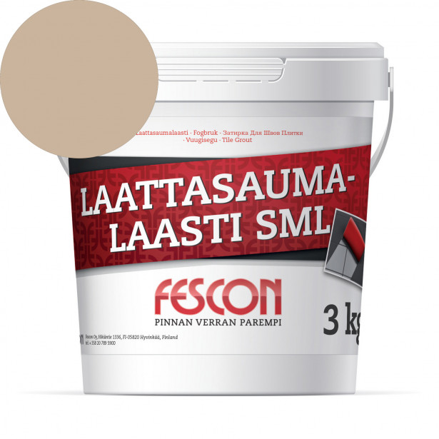 Laattasaumalaasti Fescon SML beige 3 kg