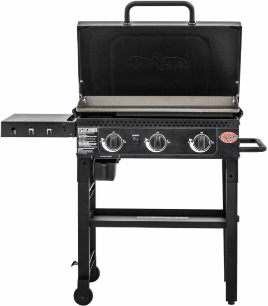 Kaasugrilli/parilagrilli Char-Griller Flat Iron, 3 poltinta