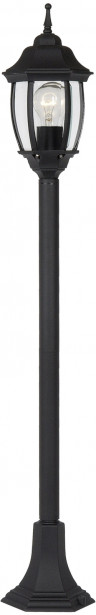 Pylväsvalaisin Lucide Tireno, 120 cm, IP44, musta
