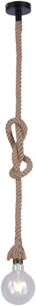 Riippuvalaisin Leuchten Direkt Rope, Ø10cm, beige