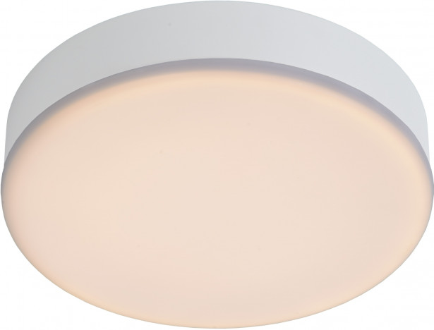 LED-kattovalaisin Lucide Ceres-LED, Ø21,5 cm, IP66, valkoinen