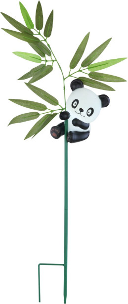 LED-aurinkokennovalaisin Globo Panda oksalla 70cm