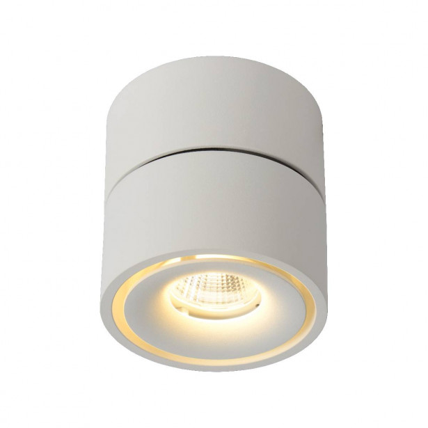 LED-kattospotti Lucide Yumiko, 78x78mm, 8W, himmennettävä, valkoinen