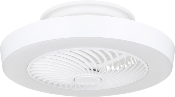 LED-kattotuuletinvalaisin Globo Domey Ø54.8cm, 2700-6500K, valkoinen