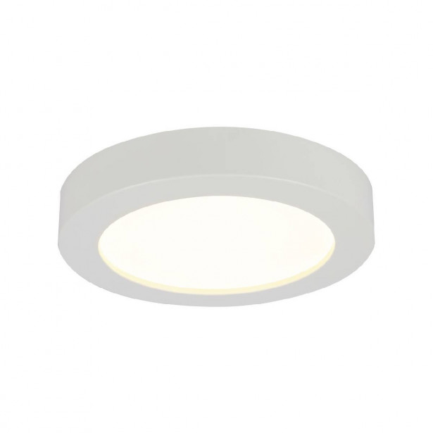 LED-plafondi Globo Paula, Ø22.6cm, 18W, valkoinen