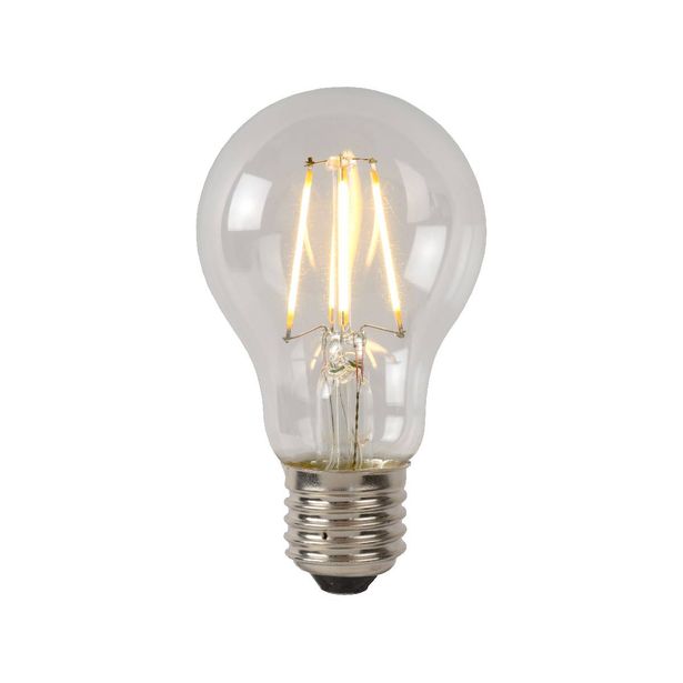 LED-lamppu Lucide filamentti E27, Ø6cm, himmennettävä, 5W, 2700K, kirkas