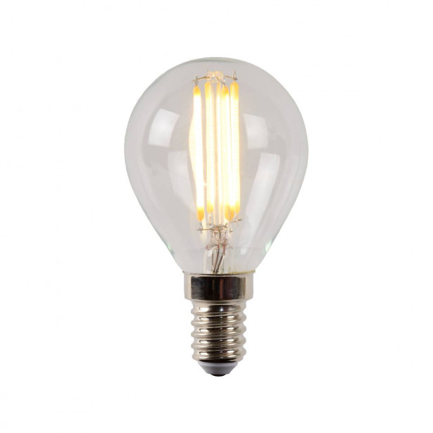 LED-lamppu Lucide filamentti E14, Ø4.5cm, himmennettävä, 4W, 2700K, kirkas