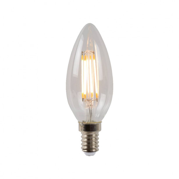 LED-lamppu Lucide filamentti E14, Ø3.5cm, himmennettävä, 4W, 2700K, kirkas