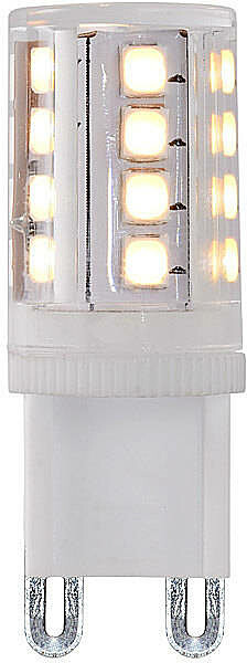 LED-lamppu G9 Lucide 3.5W, 2700K, 350lm, IP20, Ø15mm, valkoinen