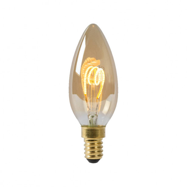 LED-lamppu Lucide filamentti E14, himmennettävä, amber