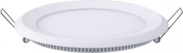 Upotettava valaisin FocusLight Slim LED, 15W, 230V, 3000K, 900lm, IP44, Ø 180mm, valkoinen