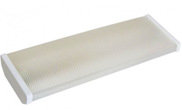 LED-kattovalaisin Muller Licht Prisma, T8, 2x18W, IP20, 1237x164x59mm, metalli/akryyli, valkoinen