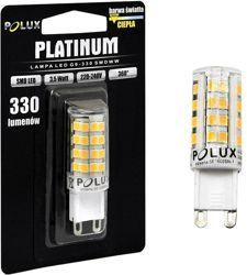 LED-lamppu Polux G9, 3,5W, IP20, Ø 16mm, valkoinen, 5kpl