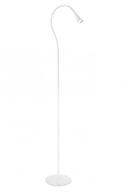 Lattiavalaisin Polux Monaco LED, 4.5W, IP20, 1500mm Ø 200mm, metalli/muovi, valkoinen