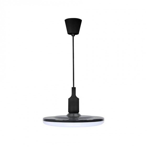 LED-riippuvalaisin Polux Kiki, Ø15cm, 10W, musta