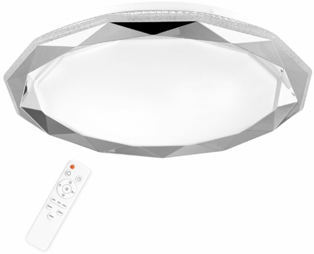 LED-kattovalaisin POLUX Glossy CCT, 72W 510mm