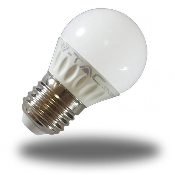 LED-lamppu G45 Pallo V-TAC VT-1830, 4W, 230V, 2700K, 320lm, IP20, Ø 45mm