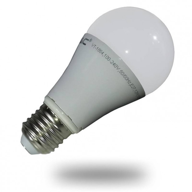 LED-lamppu A60 V-TAC VT-1864, 12W, 230V, 2700K, 1055lm, IP20, Ø 60mm
