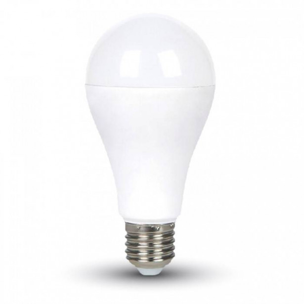 LED-lamppu A65 V-TAC VT-2017, 17W, 230V, 3000K, 1800lm, IP20, Ø 65mm