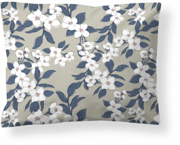 Satiinityynyliina Finlayson Dunia, beige/sininen/roosa