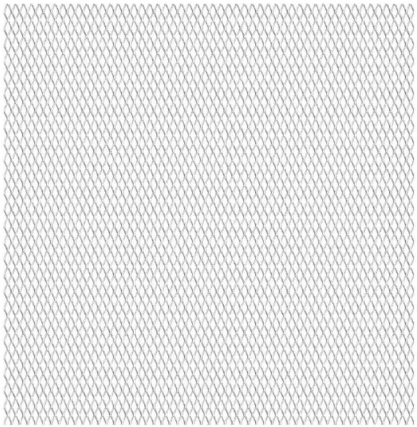 Puutarhan verkkoaita, ruostumaton teräs, 100x85cm, 20x10x2mm