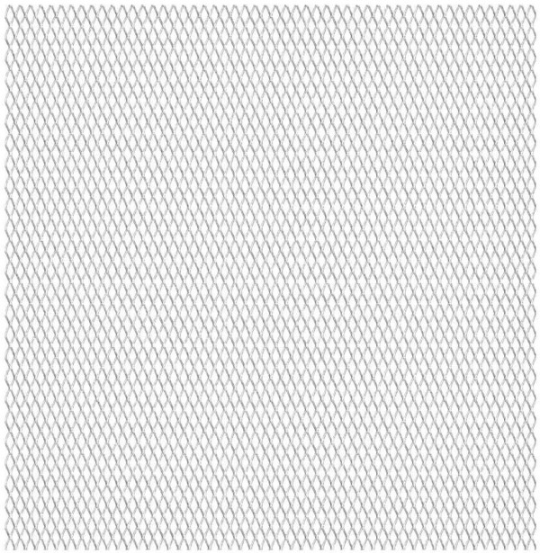 Puutarhan verkkoaita, ruostumaton teräs, 100x85cm, 30x17x2.5mm