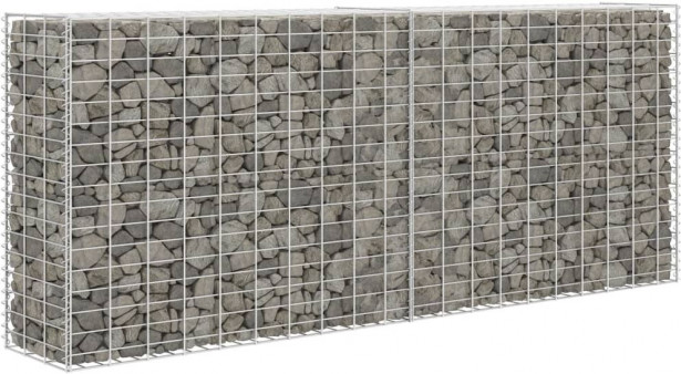 Gabion/kivikori, galvanoitu teräs, 85x30x200cm