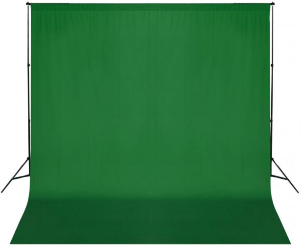 Taustakankaan tukijärjestelmä, 600x300 cm, vihreä