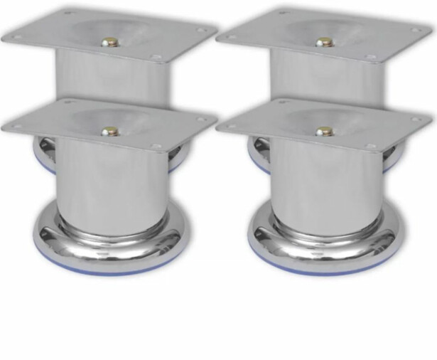 4 pyöreää sohvanjalkaa 60mm kromi_1