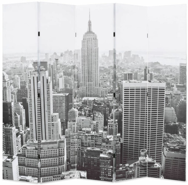 Taitettava tilanjakaja 200x170 cm new yorkin päivämaisema_1