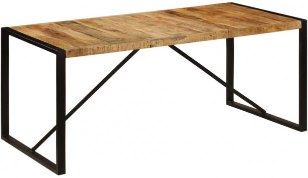 Ruokapöytä 180x90x75 cm mangopuu_1